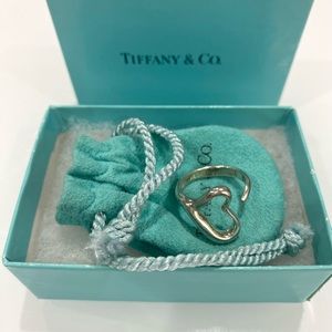 Authentic Tiffany & Co. Open Heart Ring